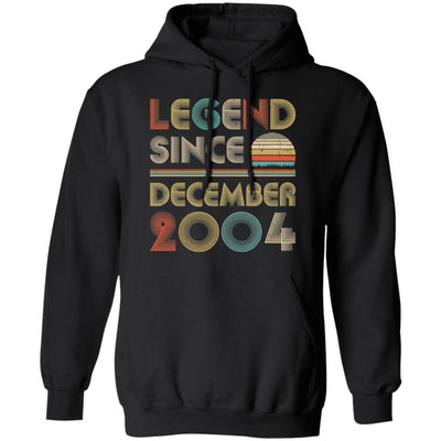 Legend Since December 2004 Vintage 18th Birthday Gifts T-Shirt & Hoodie | Teecentury.com