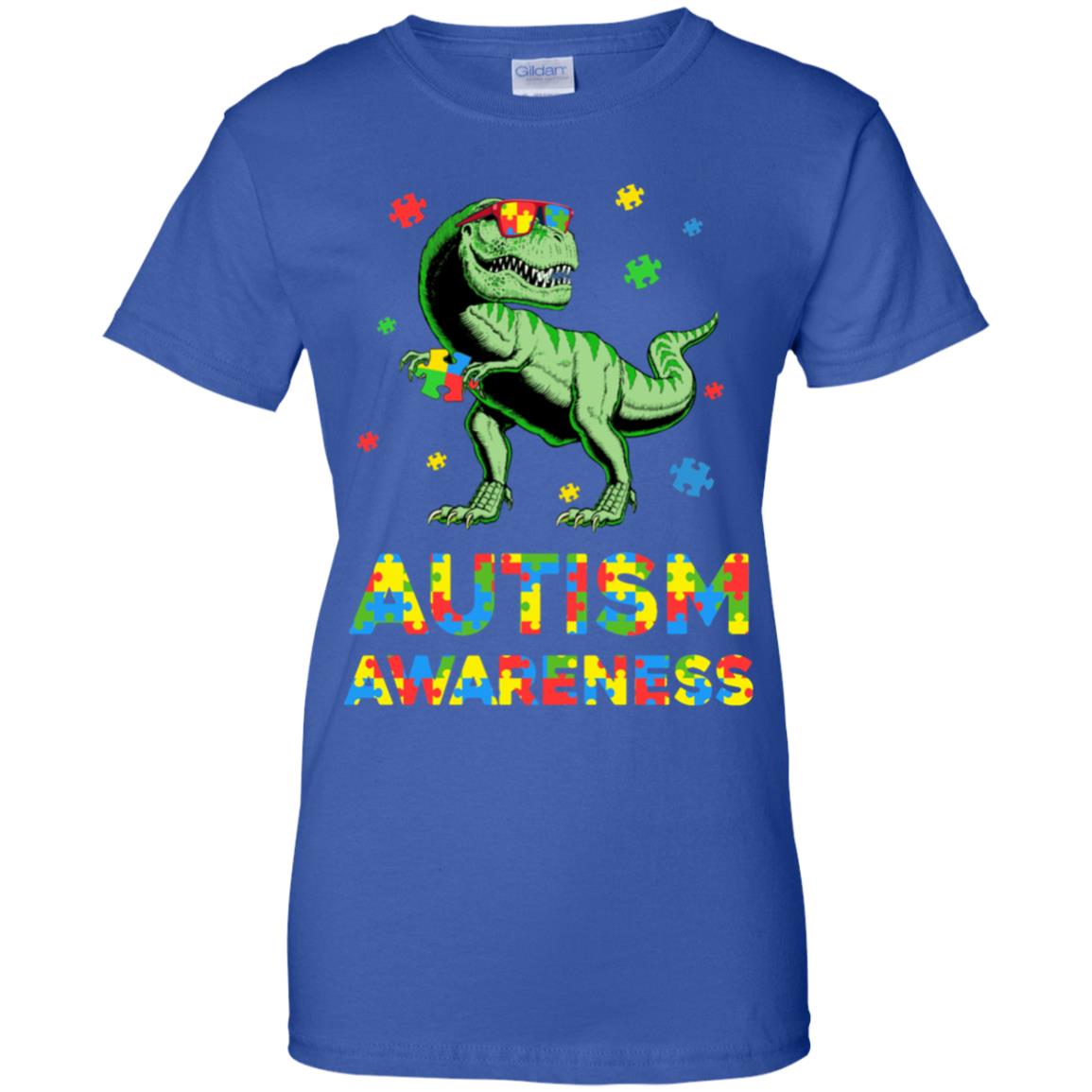 Dinosaur Puzzle Autism Awareness For Boys Girls T-Shirt & Hoodie | Teecentury.com