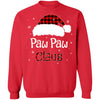 Santa Paw Paw Claus Red Plaid Family Pajamas Christmas Gift T-Shirt & Sweatshirt | Teecentury.com
