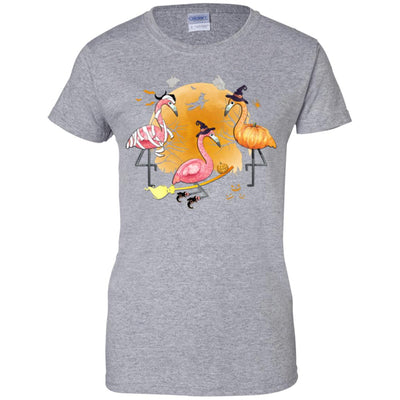 Flamingo Lover Funny Pumpkin Halloween Party T-Shirt & Hoodie | Teecentury.com