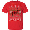 Goat Red Plaid Ugly Christmas Sweater Funny Gifts T-Shirt & Sweatshirt | Teecentury.com