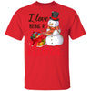 I Love Being A Nana Snowman Gift For Christmas Day T-Shirt & Sweatshirt | Teecentury.com