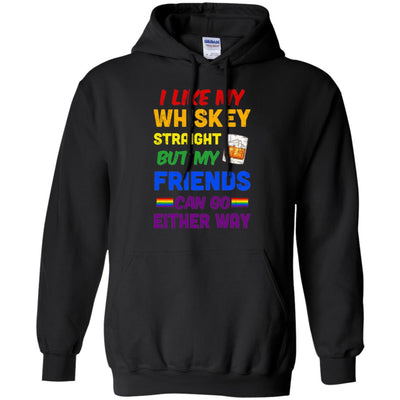 LGBTQ Gay Queer Lesbian Pride Whiskey Straight T-Shirt & Hoodie | Teecentury.com