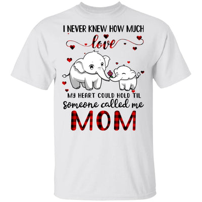 Someone Called Me Mom Elephant Red Plaid Mother's Day T-Shirt & Hoodie | Teecentury.com