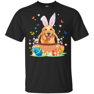 Golden Retriever Bunny Hat Rabbit Easter Eggs T-Shirt & Hoodie | Teecentury.com