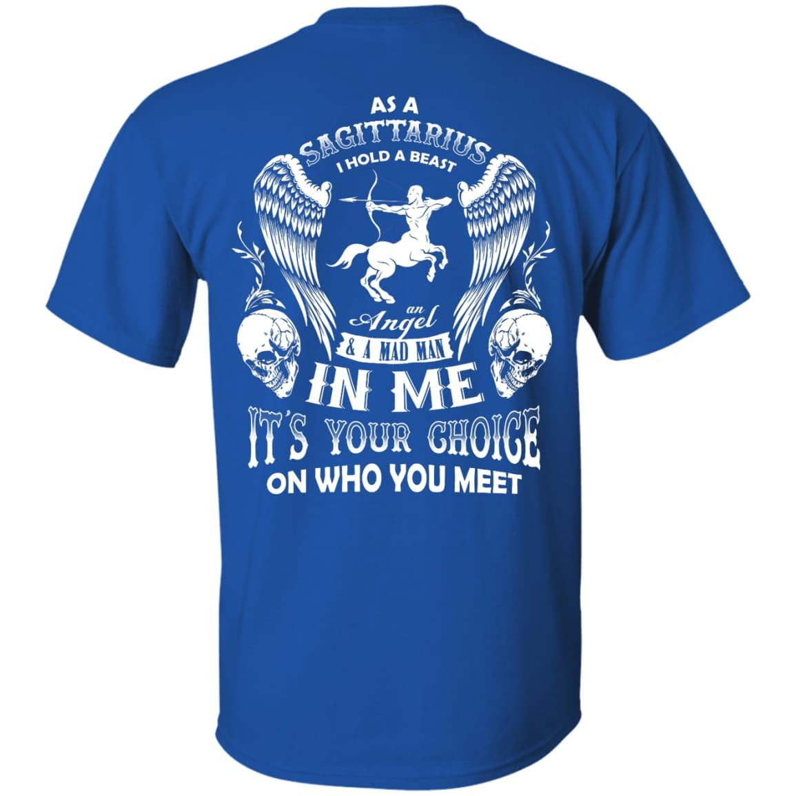 As A Sagittarius I Hold A Beast An Angel A Madman In Me T-Shirt & Hoodie | Teecentury.com