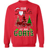 Dear Santa Just Bring Goats Christmas Gift Buffalo Plaid T-Shirt & Sweatshirt | Teecentury.com