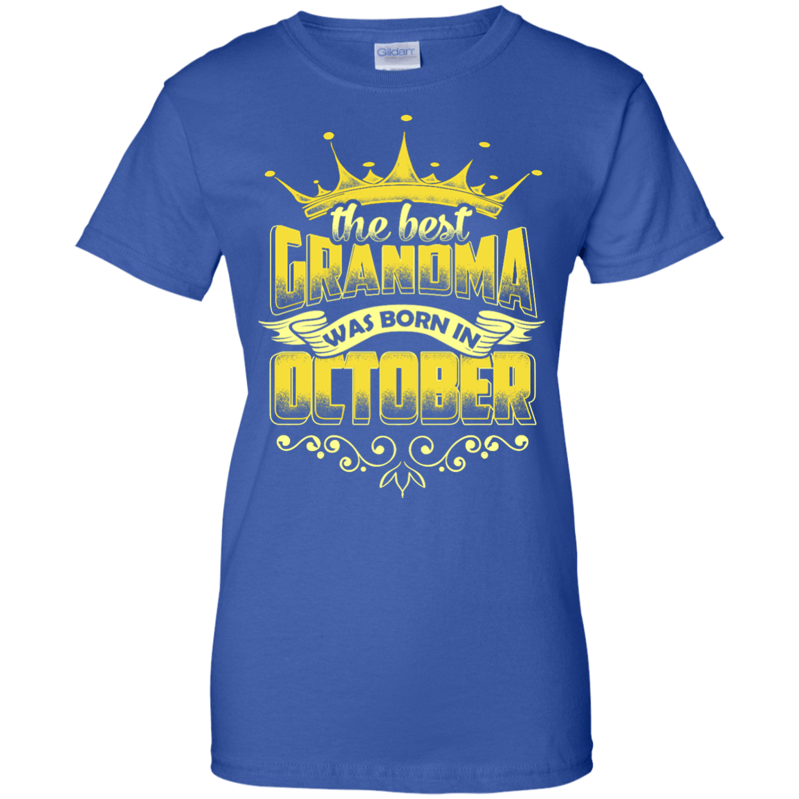 The Best Grandma Was Born In October T-Shirt & Hoodie | Teecentury.com