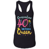 My 40th Birthday Quarantine Queen Social Distancing Gifts T-Shirt & Tank Top | Teecentury.com