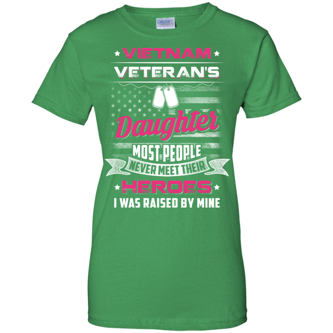 Vietnam Veteran's Daughter I Was Raised By Mine T-Shirt & Hoodie | Teecentury.com