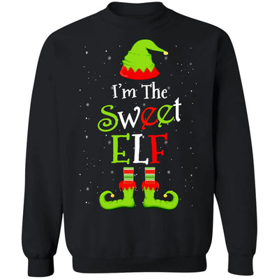 I'm The Sweet Elf Family Matching Funny Christmas Group Gift T-Shirt & Sweatshirt | Teecentury.com