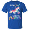 Just A Girl Who Loves Horses Cute Horse Lover T-Shirt & Hoodie | Teecentury.com