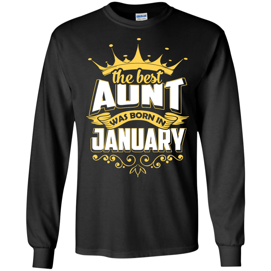 The Best Aunt Was Born In January T-Shirt & Hoodie | Teecentury.com