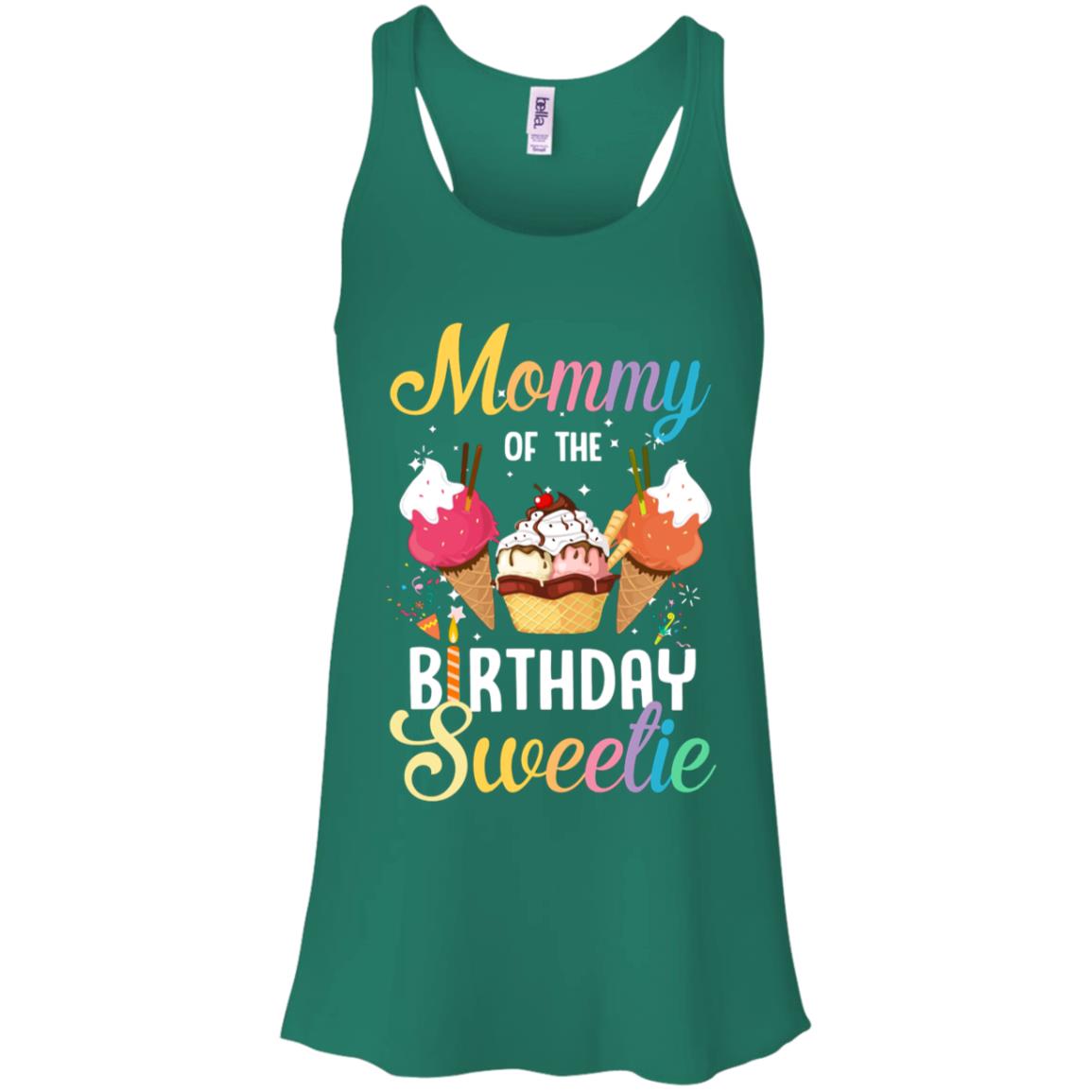 Funny Ice Cream Cones Mommy Of The Birthday Sweetie T-Shirt & Tank Top | Teecentury.com
