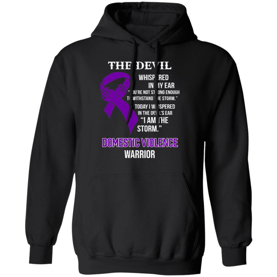 I Am The Storm Support Domestic Violence Awareness T-Shirt & Hoodie | Teecentury.com