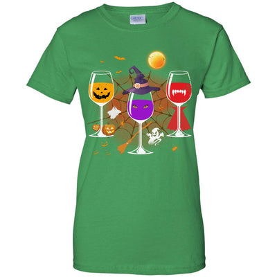 Wine Glass Of Witchcraft Funny Halloween T-Shirt & Tank Top | Teecentury.com