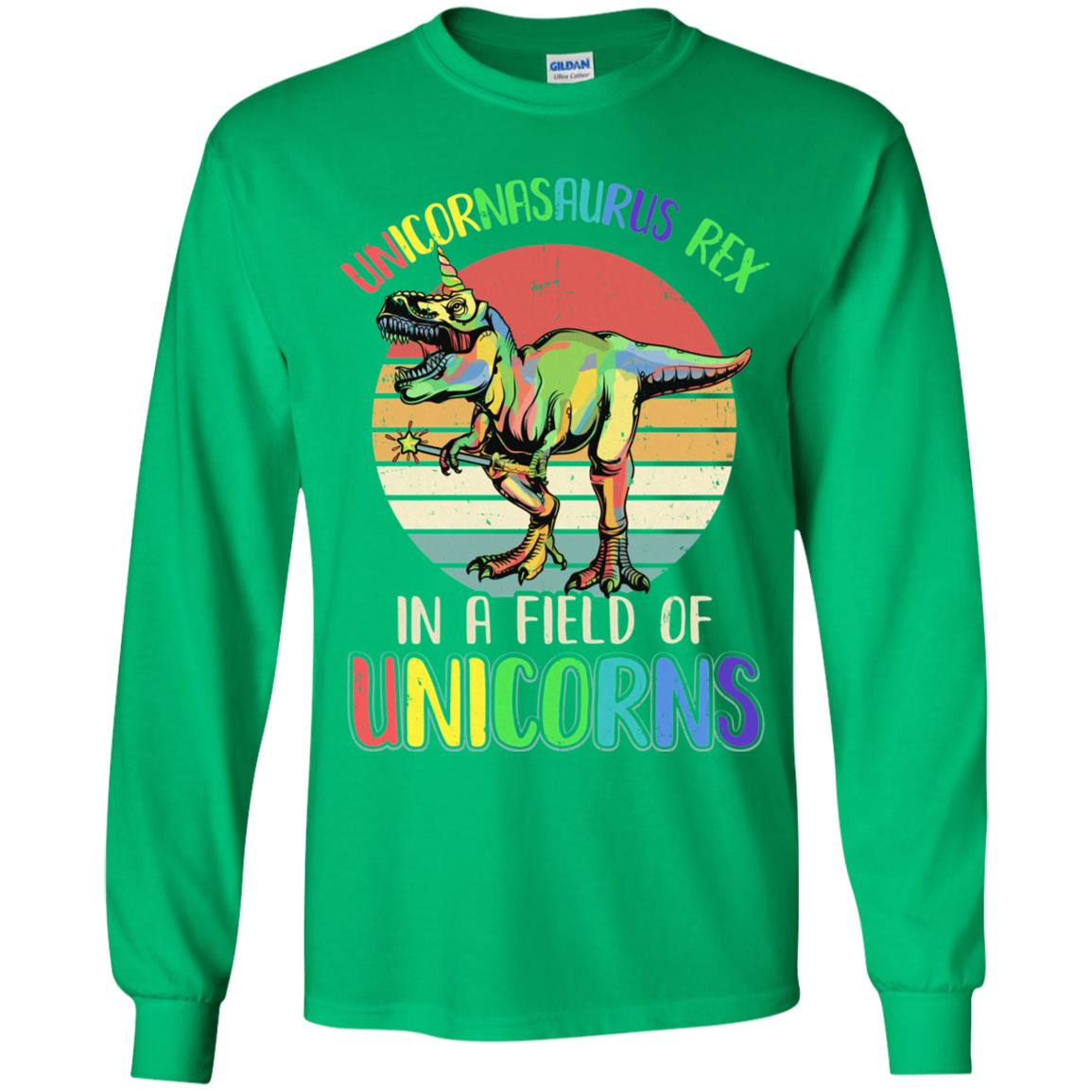Be A Unicornasaurus Rex In A Field Of Unicorns Youth Youth Shirt | Teecentury.com