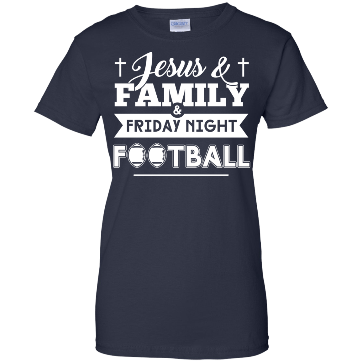 JESUS FAMILY Friday night FOOTBALL T-Shirt & Hoodie | Teecentury.com