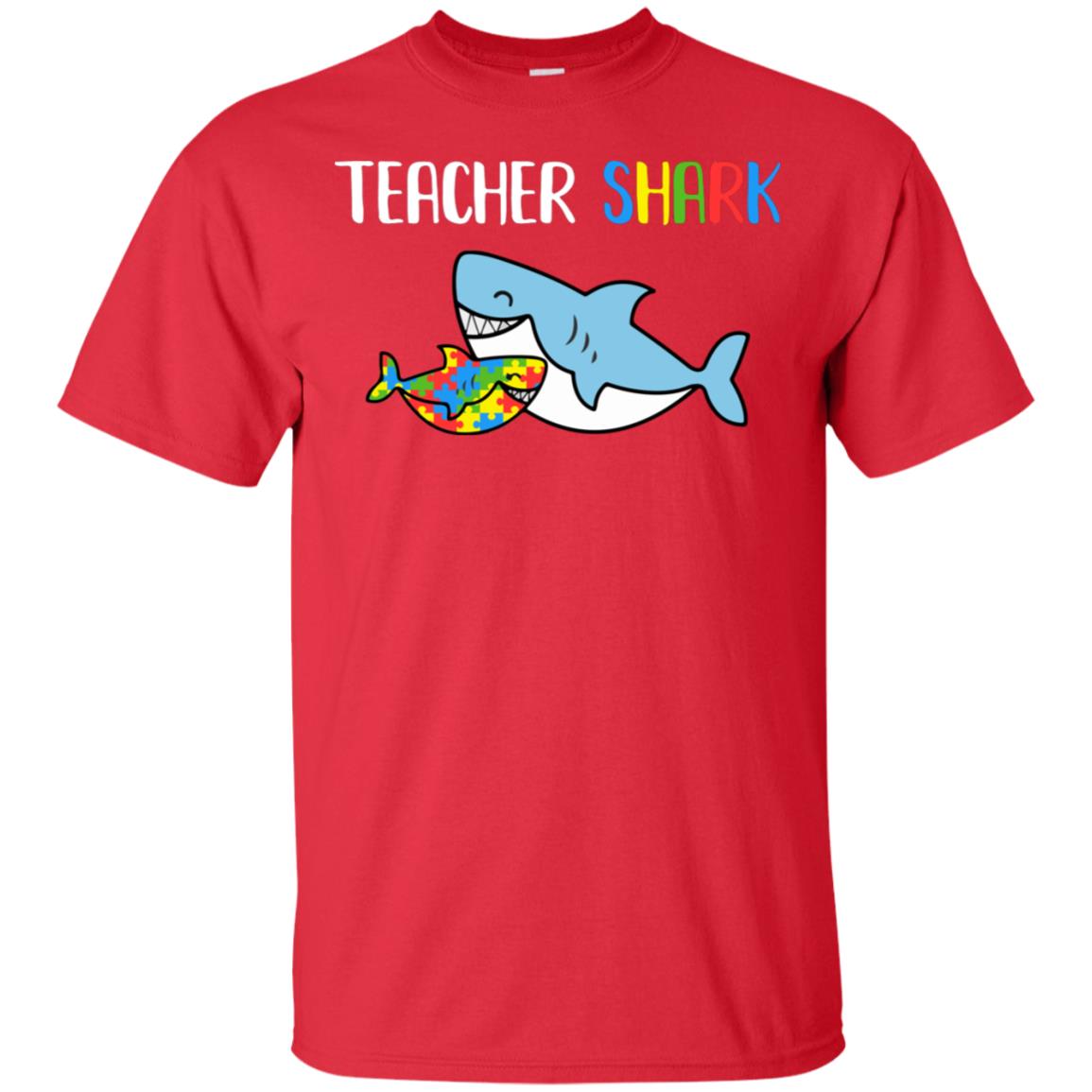 Teacher Shark Support Autism Awareness For Child T-Shirt & Hoodie | Teecentury.com