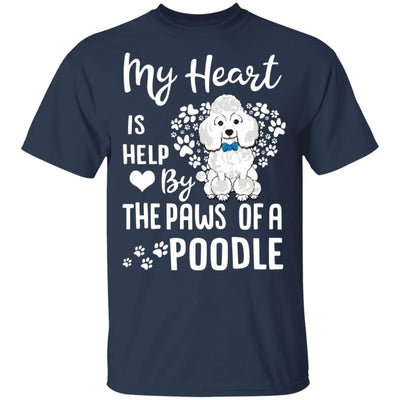 My Heart Is Held By The Paws Of A Poodle Lover T-Shirt & Hoodie | Teecentury.com