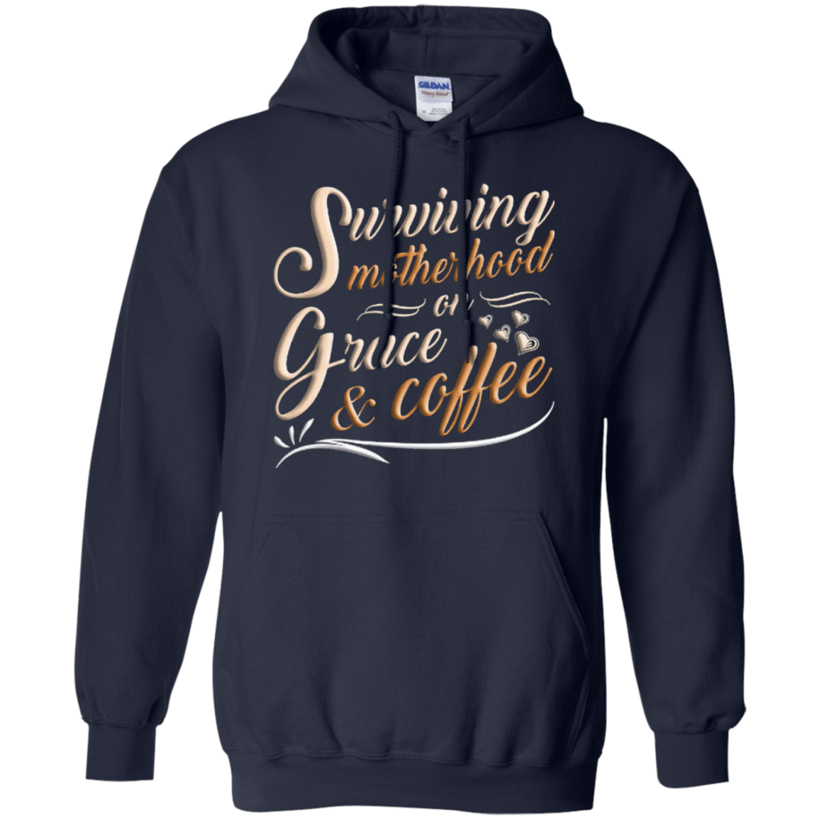 Surviving Motherhood On Grace And Coffee T-Shirt & Hoodie | Teecentury.com