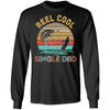 Vintage Reel Cool Single Dad Fish Fishing Father's Day Gift T-Shirt & Hoodie | Teecentury.com