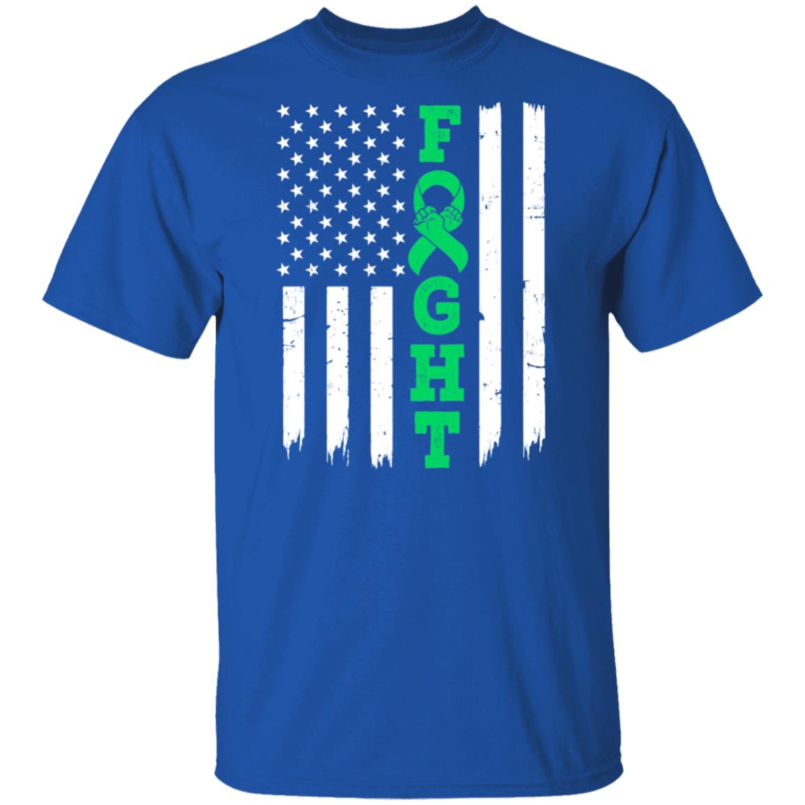 Lymphoma Liver Cancer Awareness American Flag Distressed T-Shirt & Hoodie | Teecentury.com