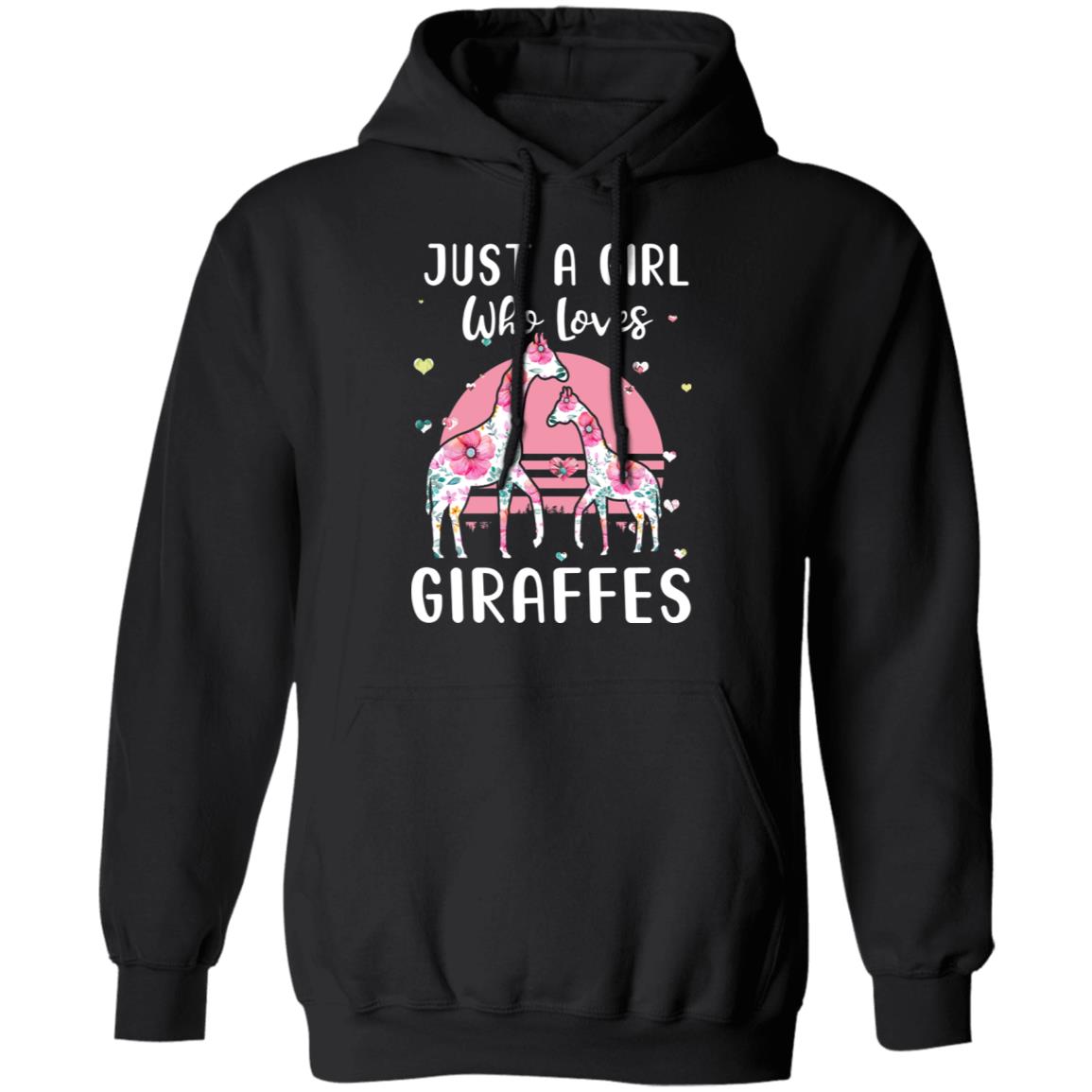 Just A Girl Who Loves Giraffes T-Shirt & Tank Top | Teecentury.com