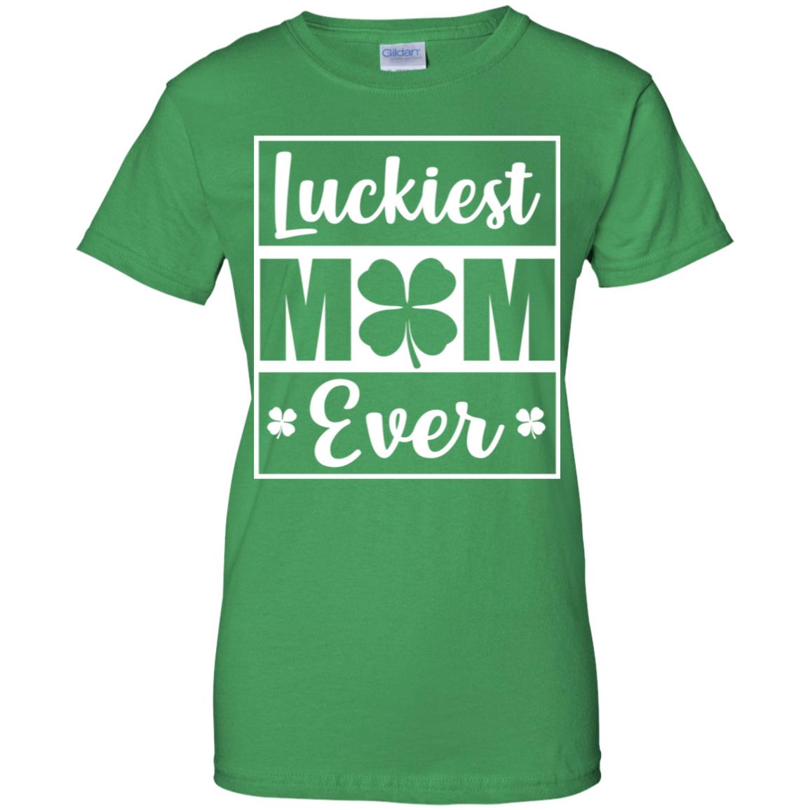 Luckiest Mom Ever St Patricks Day T-Shirt & Hoodie | Teecentury.com