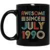 Awesome Since July 1990 Vintage 32th Birthday Gifts Mug Coffee Mug | Teecentury.com