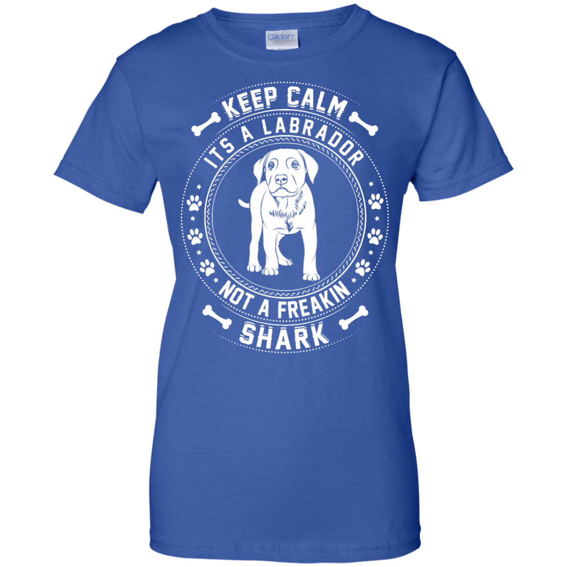 Keep Calm It's A Labrador Not A Freaking Shark T-Shirt & Hoodie | Teecentury.com
