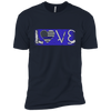 LOVE Thin Blue Line Police Officer T-Shirt & Hoodie | Teecentury.com
