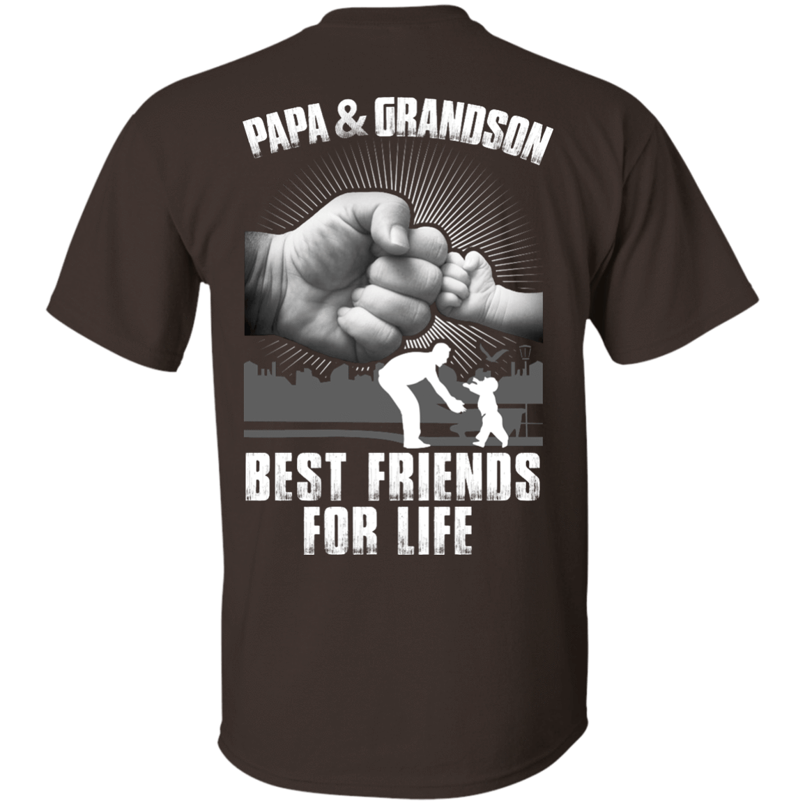Papa And Grandson Best Friends For Life T-Shirt & Hoodie | Teecentury.com