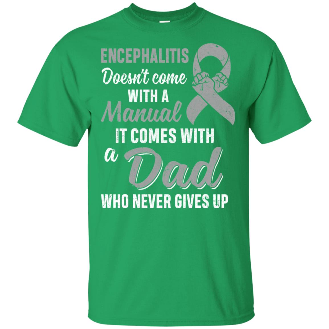 Encephalitis Awareness Dad Warrior Gifts T-Shirt & Hoodie | Teecentury.com