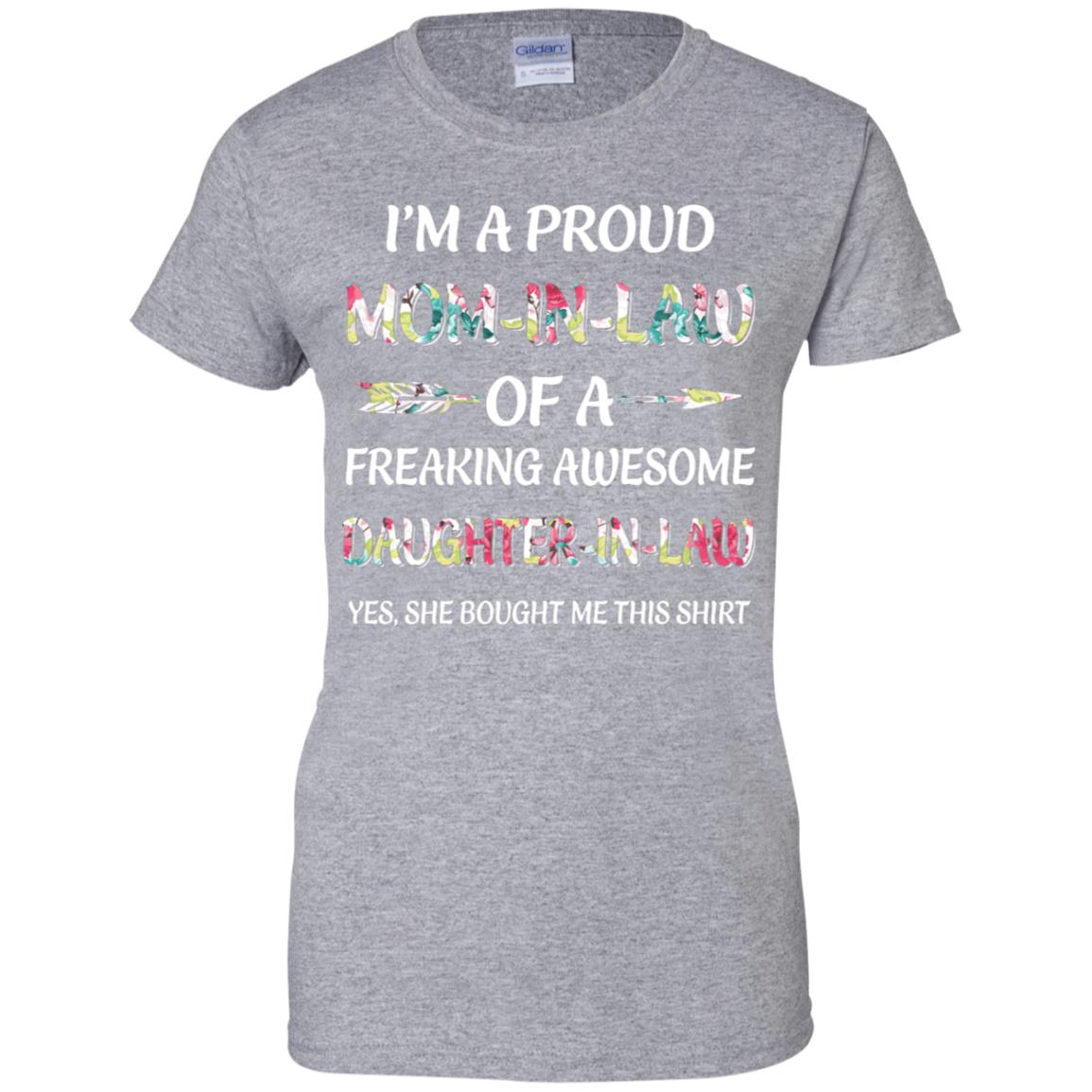 Proud Mom-In-Law Mother's Day Gift From A Daughter-In-Law T-Shirt & Hoodie | Teecentury.com