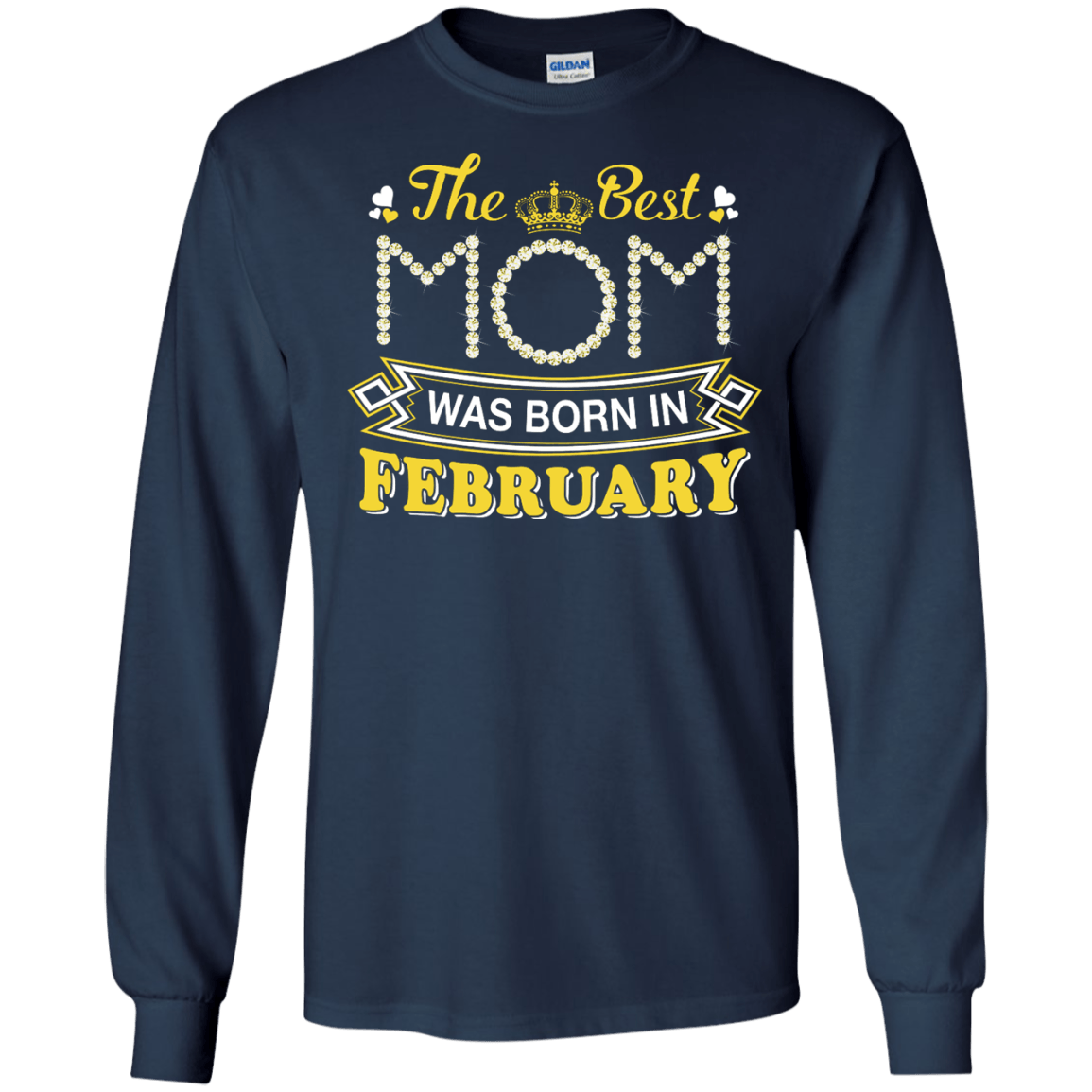 The Best Mom Was Born In February T-Shirt & Hoodie | Teecentury.com
