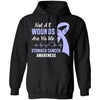 Stomach Cancer Awareness Not All Wounds Are Visible T-Shirt & Hoodie | Teecentury.com