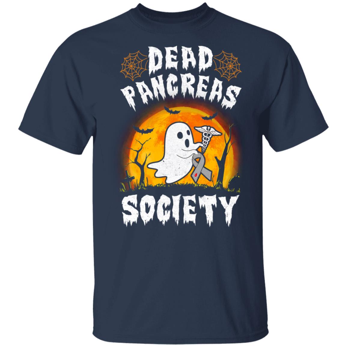 Dead Pancreas Society Diabetes Awareness Halloween Ghost T-Shirt & Hoodie | Teecentury.com
