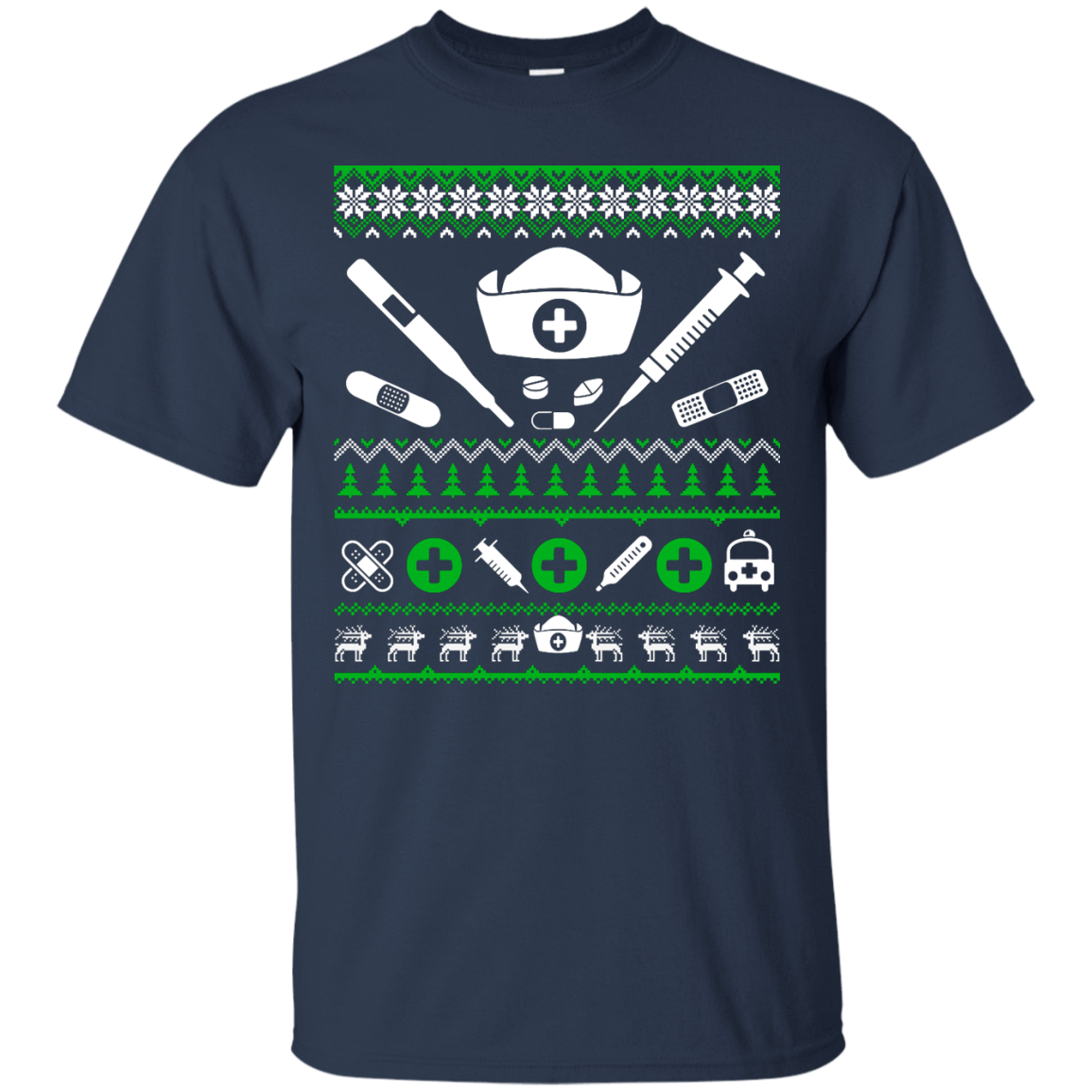 Nurse Christmas Sweater T-Shirt & Hoodie | Teecentury.com