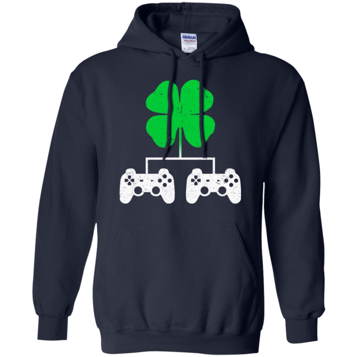 Video Game Clover Controller Gamer St Patrick's Day T-Shirt & Hoodie | Teecentury.com