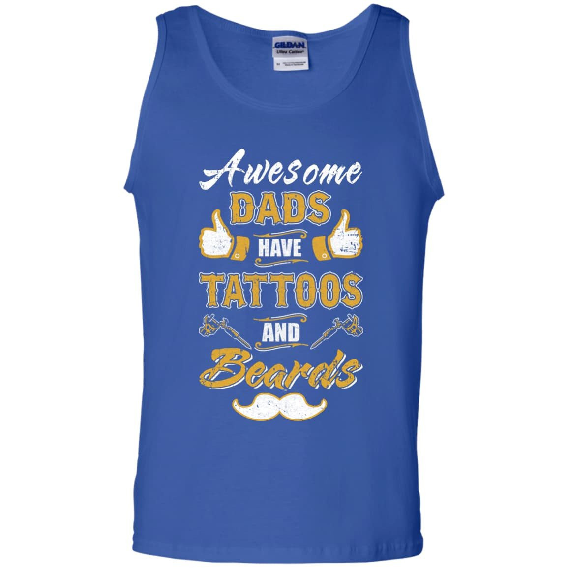 Awesome Dads Have Tattoos And Beards T-Shirt & Hoodie | Teecentury.com