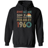 Awesome Since February 1960 Vintage 62th Birthday Gifts T-Shirt & Hoodie | Teecentury.com