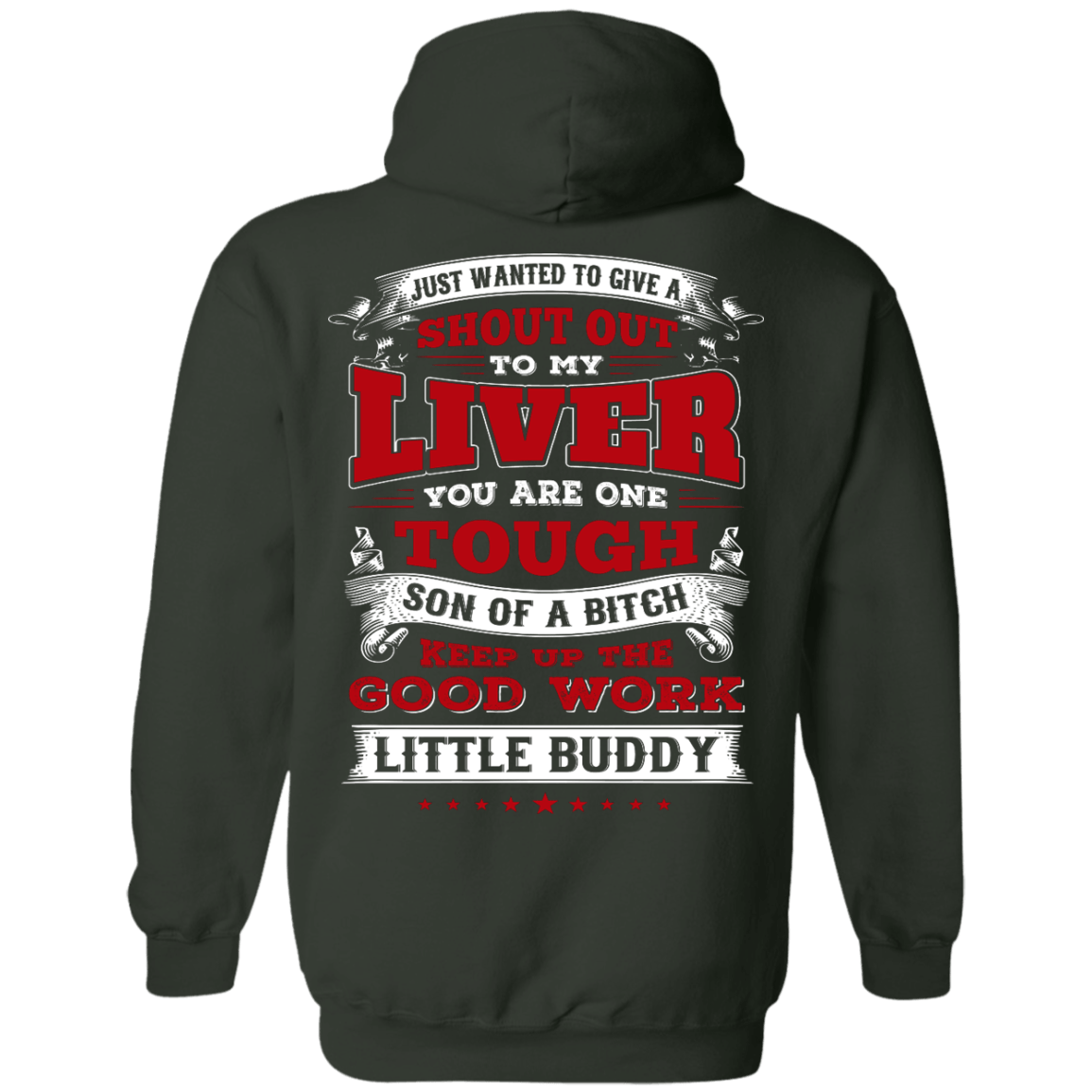 Just Wanted To Give A Shout Out To My Liver T-Shirt & Hoodie | Teecentury.com