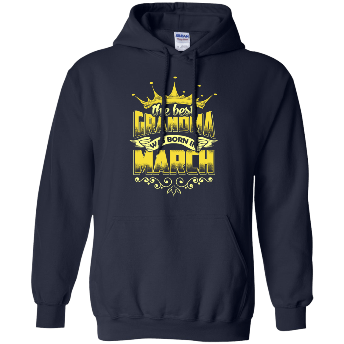 The Best Grandma Was Born In March T-Shirt & Hoodie | Teecentury.com