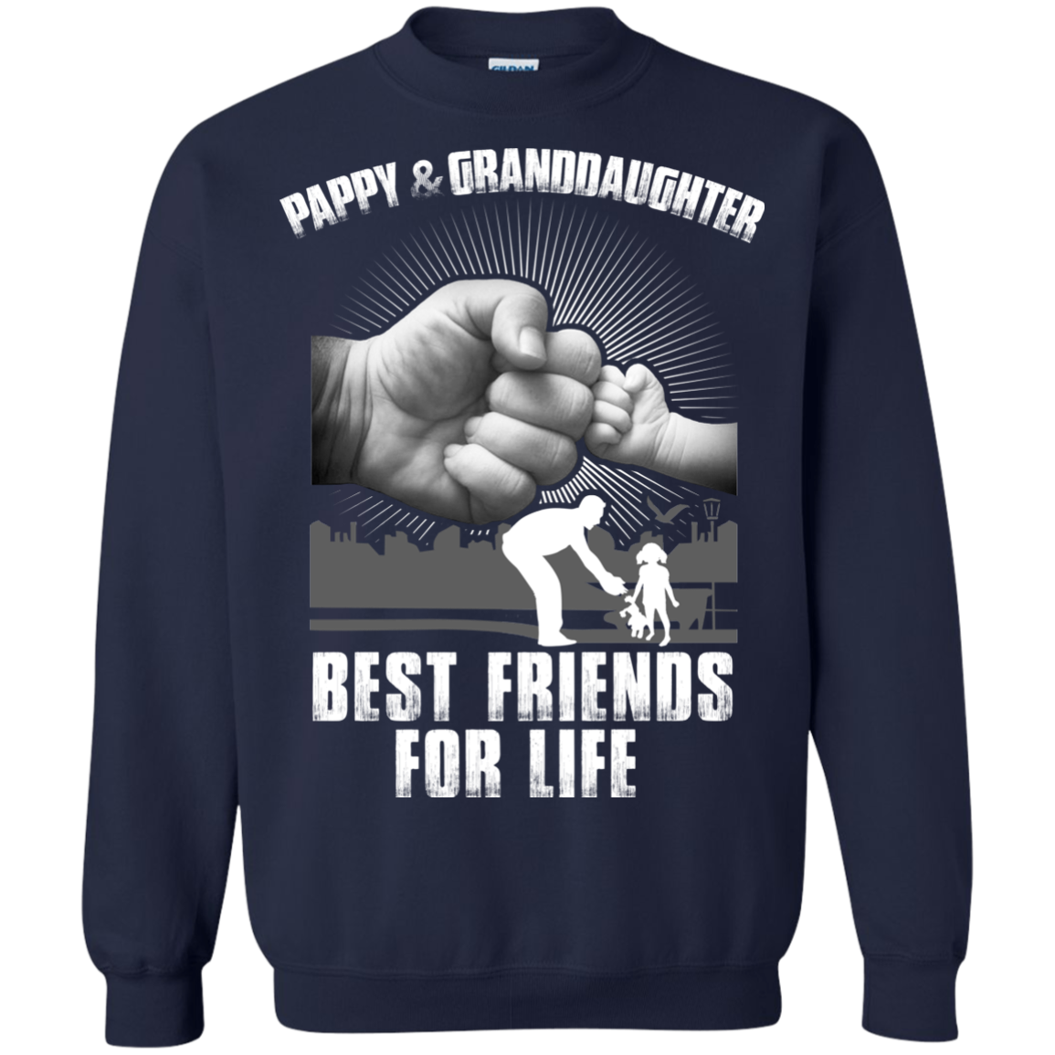 Pappy And Granddaughter Best Friends For Life T-Shirt & Sweatshirt | Teecentury.com