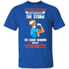 The Female Nurse Warrior Replies I Am The Storm Nursing Gift T-Shirt & Hoodie | Teecentury.com