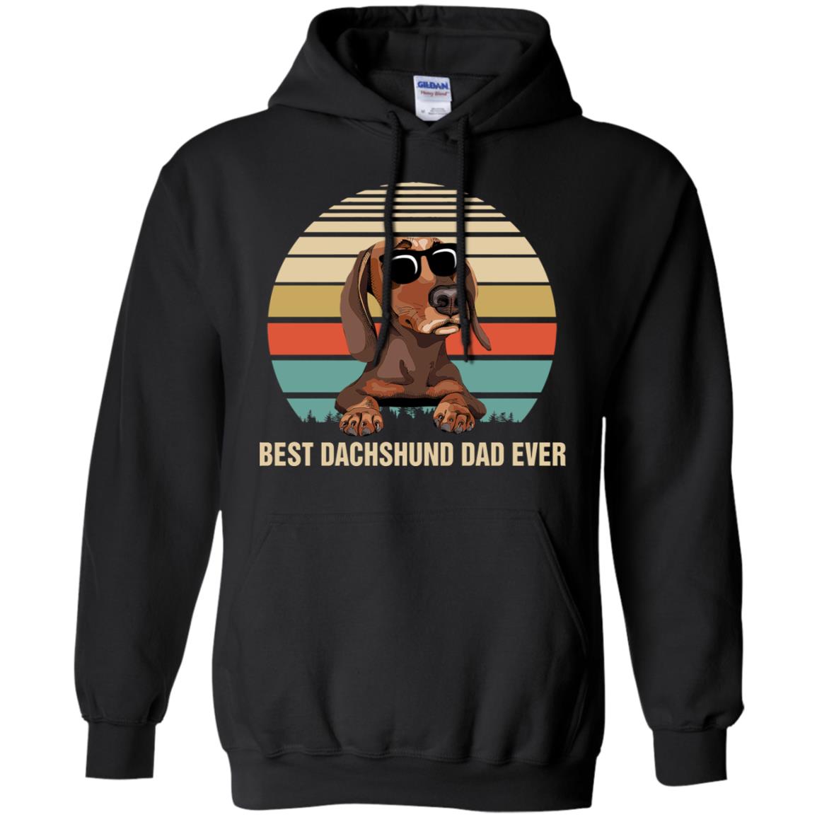 Vintage Dachshund Dad Gifts Best Dachshund Dad Ever T-Shirt & Hoodie | Teecentury.com