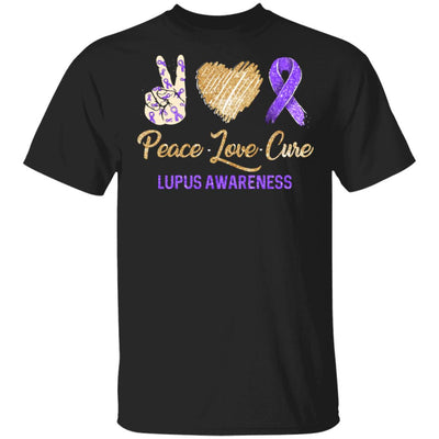 Peace Love Cure Lupus Awareness T-Shirt & Hoodie | Teecentury.com