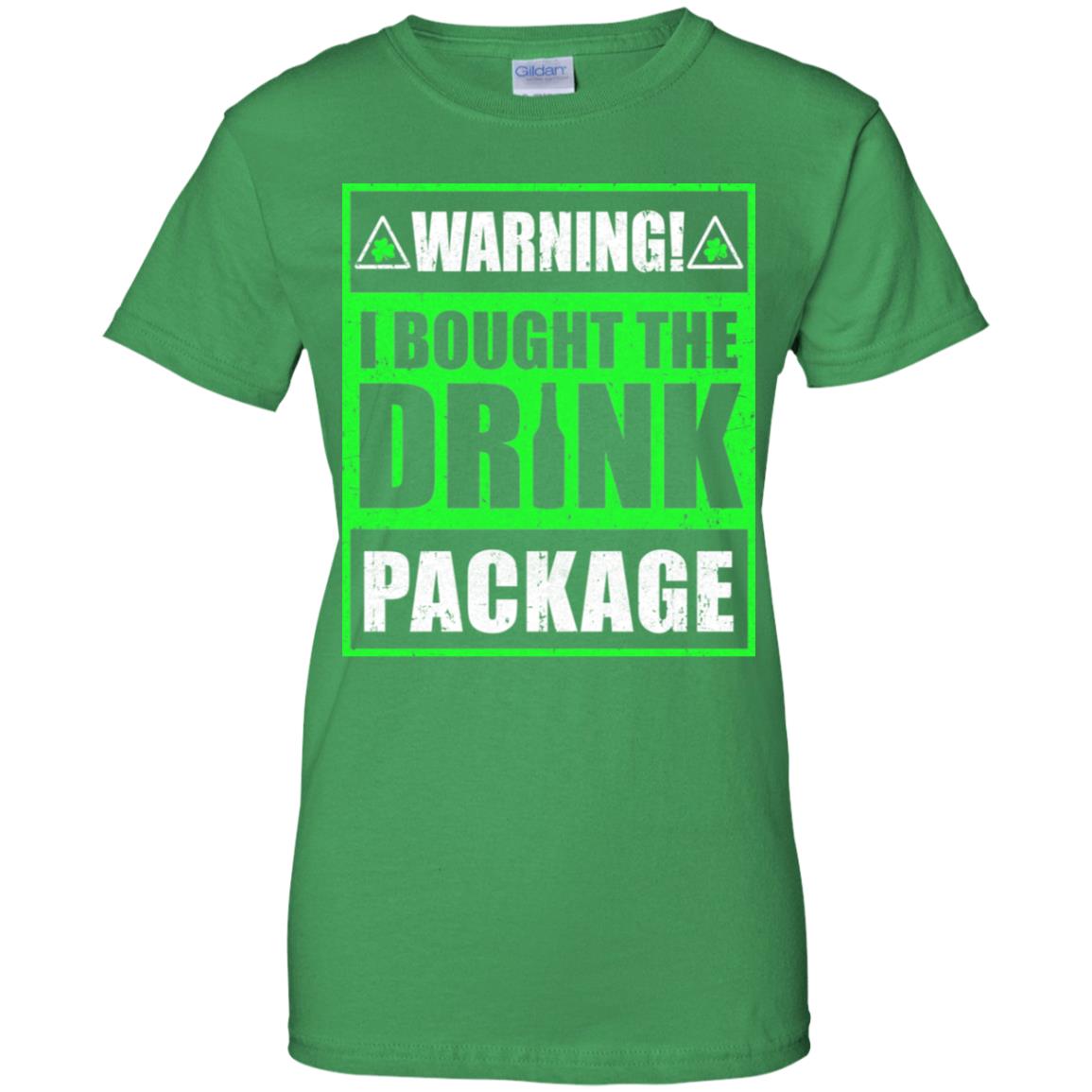 Warning I Bought The Drink Package St Patricks Day T-Shirt & Hoodie | Teecentury.com