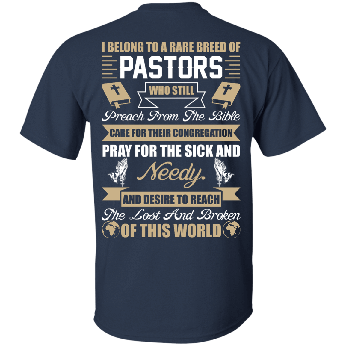 I Belong To A Rare Breed Of Pastors T-Shirt & Hoodie | Teecentury.com